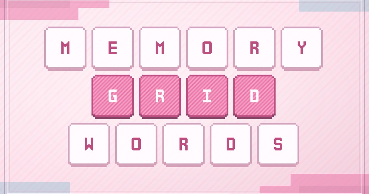Memory Grid Words
